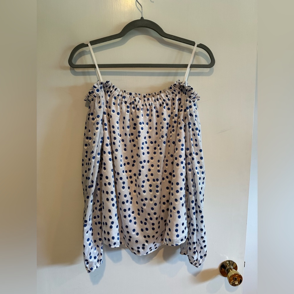 Lily Pulitzer off the shoulder blouse